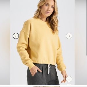 Vuori Yellow Sweatshirt